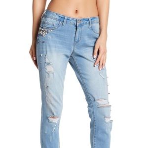 🔥NEW JESSICA SIMPSON KISS ME EMBELLISHED JEANS🔥